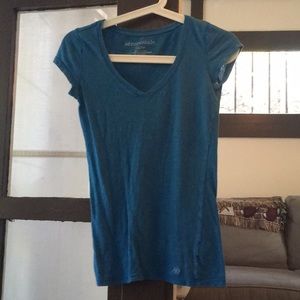 Light blue v neck